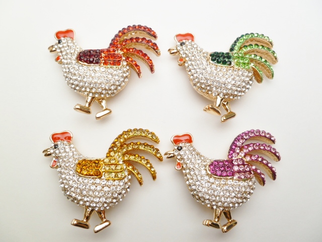 2" Assorted Rooster Magnet